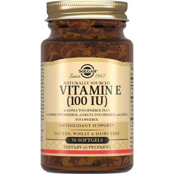 Вітамін Е Solgar (Vitamin E) 100МО натуральний, капс. №50 (Солгар)