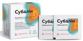 Субалін порошок саше №10