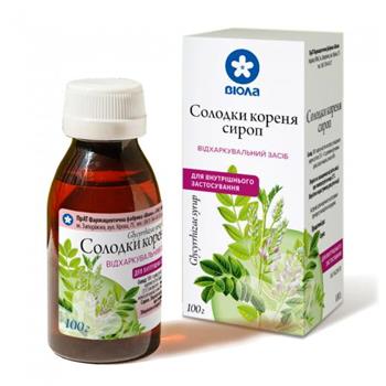 Солодки кореня сироп, 200г фл. (Віола)