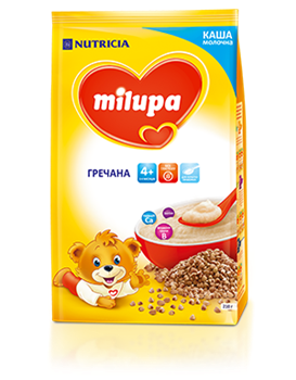 Каша молочна Milupa гречана для дітей з 4 місяців, 210г