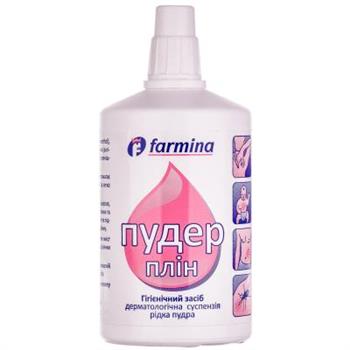 Пудер Плін засіб гігієнічний для зовн.застосування, суспензія 100г фл.