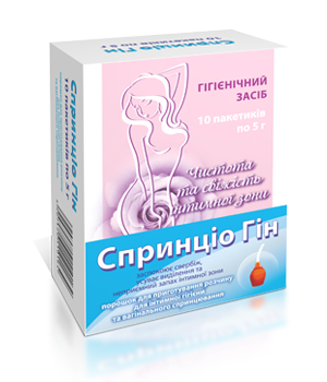Спринціо Гін, порошок д/р-ну для інтимної гігієни по 5г пак. №10 (1х10)*