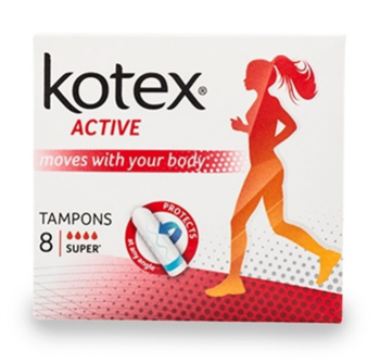 Тампони Kotex / Котекс Актив супер №8