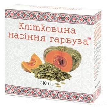 Клітковина насіння гарбуза 210г (Фармаком)