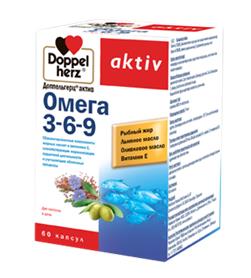 Омега 3-6-9 Doppel Herz, капс. №60 (Доппельгерц актив)