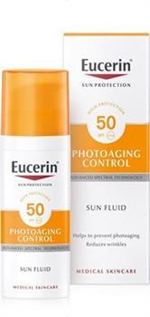 Флюїд сонцезахисний для обличчя Eucerin Sun Protection SPF50+ Photoaging Control антивіковий (87934), 50мл