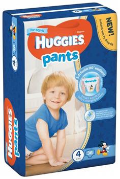 Трусики-підгузки для хлопчиків Huggies Pants 4 (9-14кг) №36 (Хаггіс)