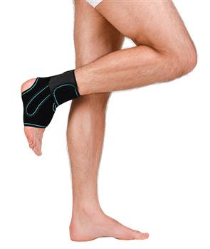 Бандаж (ортез) на гомілковостопний суглоб з додатковою фіксацією р.1 (21-31см) арт.4044 Алком