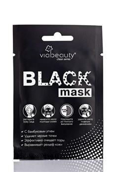 Маска-плівка Via Beauty Black Mask з бамбуковим вугіллям, 10мл