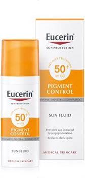 Флюїд сонцезахисний для обличчя Eucerin Sun Protection SPF50+ Pigment Control проти гіперпігментації (87997), 50мл