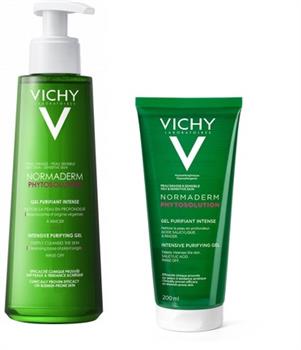 Гель для обличчя Vichy Нормадерм Фітосолюшн для глибокого очищення жирної шкіри, 200мл (Віши)
