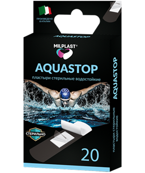 Пластир Milplast / Мілпласт Aquastop стер. водостійкий №20