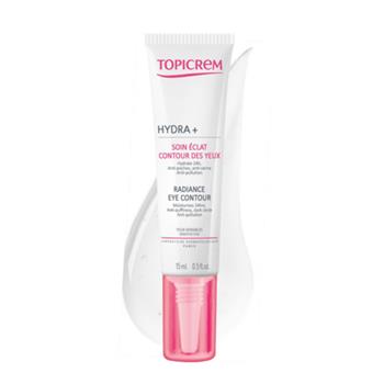 Крем для контуру очей Topicrem Hydra+ для сяяння, 15мл