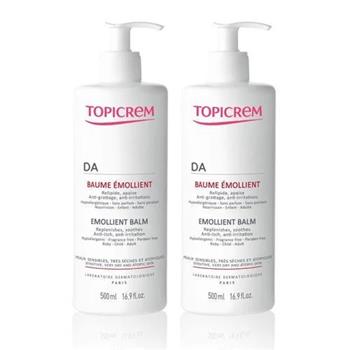 Набір Topicrem DA Protect, Бальзам для обличчя та тіла пом'якшуючий, 500мл х 2фл.