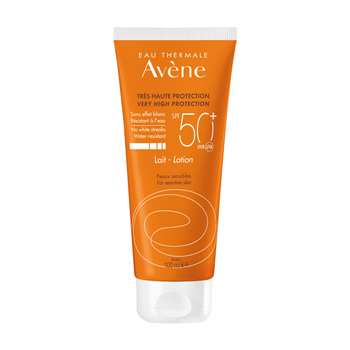 Молочко Avene SPF50+ сонцезахисне для чутливої шкіри, 100мл (Авен)