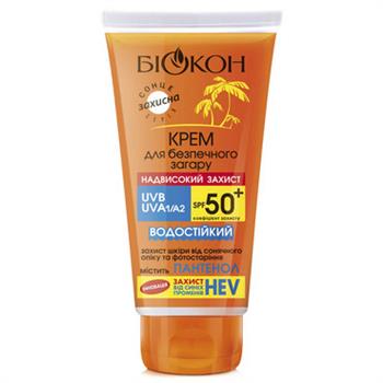 Крем для засмаги водостійкий "Надвисокий захист" SPF50+, 160мл