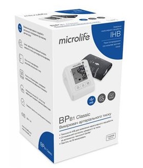 Тонометр автоматичний Microlife BP В1 Classic (Мікролайф)