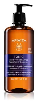 Шампунь чоловічий Apivita Men's Tonic тонізуючий, з обліпихою та розмарином, 500мл / Апівіта