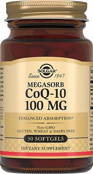 Коензим Q10 Solgar CoQ-10 100мг, капс. №30 (Солгар)