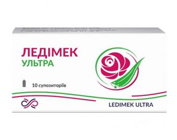 Ледімек Ультра супозиторії №10 (5х2)*
