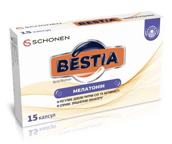 Бестіа Мелатонін, капс. №15