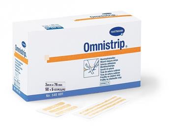 Смужки для закриття рани Omnistrip, 3х76мм, 5 смужок в уп. №1 / арт.540681