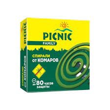 Засіб інсектицидний фумігуючий "Picnic Family спіралі від комарів", №10