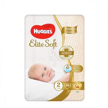 Підгузки дитячі Huggies Extra Care, р.2 (3-6кг) №58 / Хаггіс