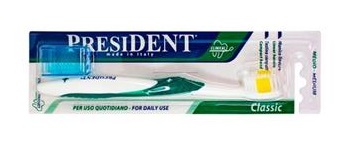 Зубна щітка President Classic, середня / Президент
