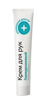 Крем для рук Гіалуроновий, ультразволоження, 42мл / "Домашний доктор"