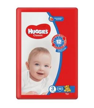 Підгузки Huggies Classic 3 (4-9кг) №52 / Хаггіс