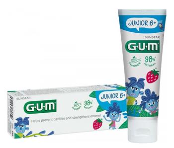 Зубна паста-гель Sunstar GUM Junior (6+) Strawberry, 50мл