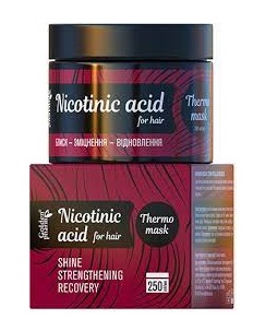 Термо-маска Нікотинова кислота Golden Pharm для волосся, 250мл