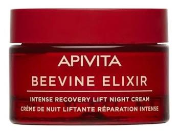 Крем-ліфтинг для обличчя Apivita Beevine Elixir нічний інтенсивний для відновлення шкіри, 50мл