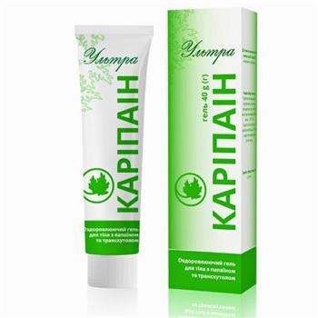 Каріпаін Ультра, гель для тіла оздоровлюючий, 40г