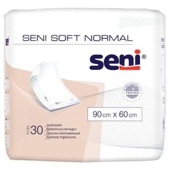 Пелюшки Seni Soft Normal гігієнічні одноразові 90х60см, 30шт/Сені