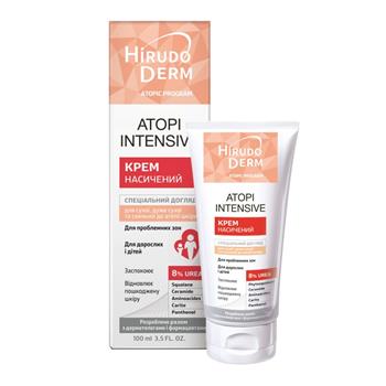 Крем Hirudo Derm, АTOPI INTENSIVE насичений для сухої, дуже сухої та схильної до атопії шкіри, 100мл