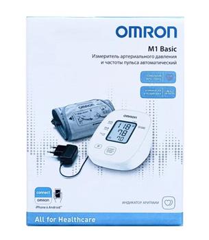 Тонометр Omron M1 Basic (HEM-7121J-AF) автоматичний з адаптером / Омрон