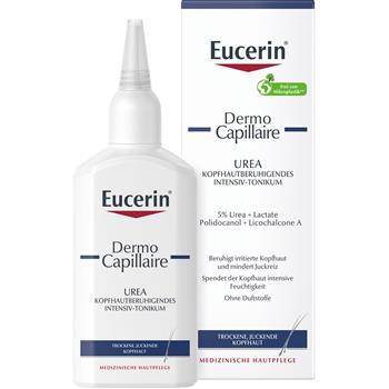 Тонік Eucerin DermoCapillaire 5% Urea Інтенсивний зволожуючий для сухої та подразненої шкіри голови (69658), 100мл