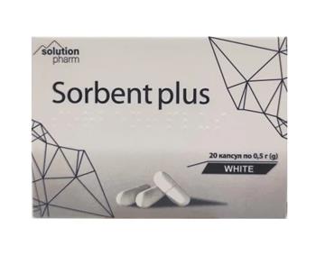 Сорбент+ (Карбоактив) білий Solution Pharm капс. №20
