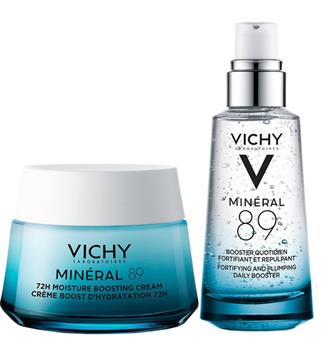 Набір Vichy Мінерал 89 (легкий крем для всіх типів шкіри 50мл + щоденний гель-бустер 50мл) / Віши