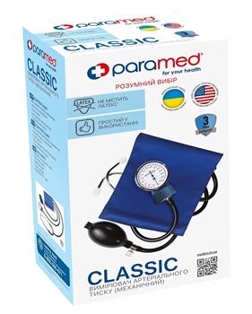 Тонометр Paramed Classic механічний зі стетоскопом / Парамед