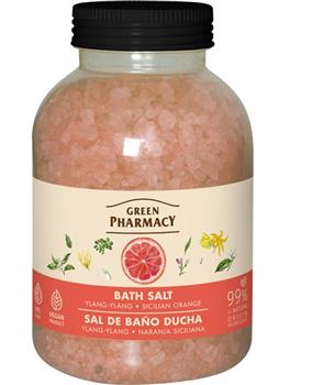 Сіль для ванн Green Pharmacy Іланг-іланг і сицилійський апельсин, 1000г