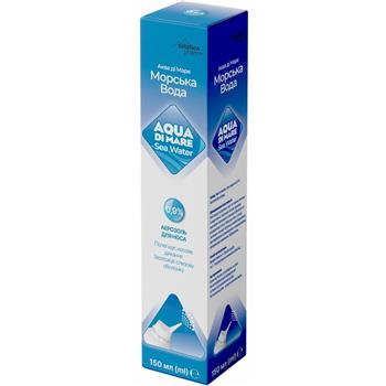 Аква Ді Маре Solution Pharm Морська вода, аерозоль для носа, р-н 0,9% по 150мл балон