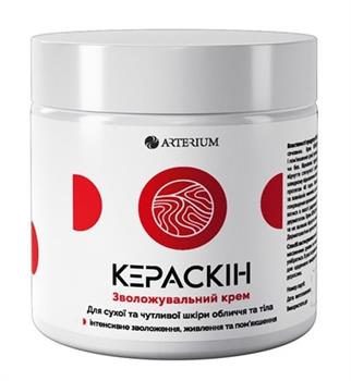 Крем для обличчя та тіла Кераскін зволожувальний для сухої, чутливої та схильної до атопії шкіри, 400мл