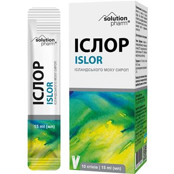 Іслор Solution Pharm сироп ісландського моху по 15мл стик №10