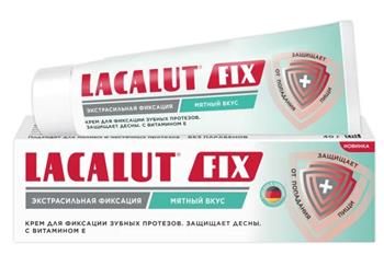 Крем для фіксації зубних протезів Lacalut Fix, нейтральний смак, 70г