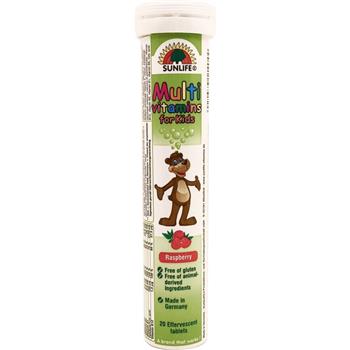 Вітаміни для дітей (4+) Sunlife / Санлайф Multivitamin for Kids табл. шипучі №20 туба