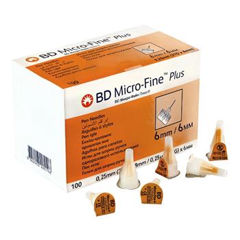 Голка до шприц-ручки Micro-Fine Plus 31G (0,25x6мм) №100 / арт.320736 Мікро-Файн Плюс