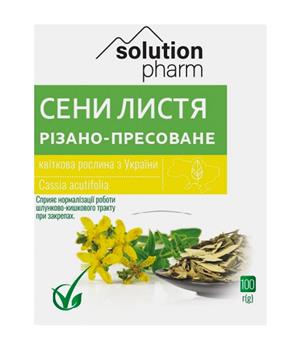 Сени листя різано-пресоване Solution Pharm 100г